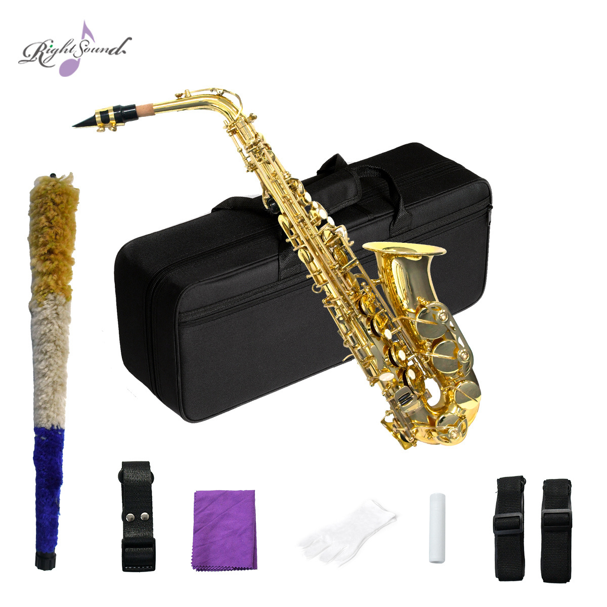 Eb ALTO Saxophone for Beginners and Students Yellow Brass Musical Instruments with Cheap Factory Wholesale Price