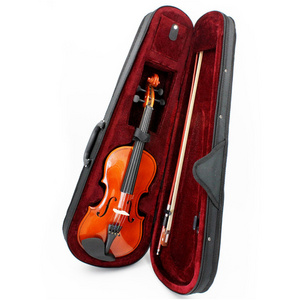 Violin string 4/4 For Beginners Kids & Adults Full Size Fiddle With Bow Rosin Carrying Case Solid Wood Instrument Violino