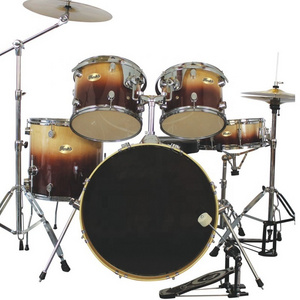 2021 High Quality Hot Selling 5 Piece Drum Set Kit With Cymbals Drum Sticks,Throne,Snare Stand