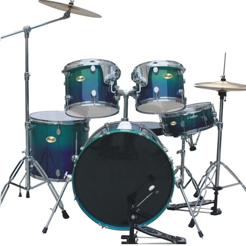 2021 High Quality Hot Selling 5 Piece Drum Set Kit With Cymbals Drum Sticks,Throne,Snare Stand