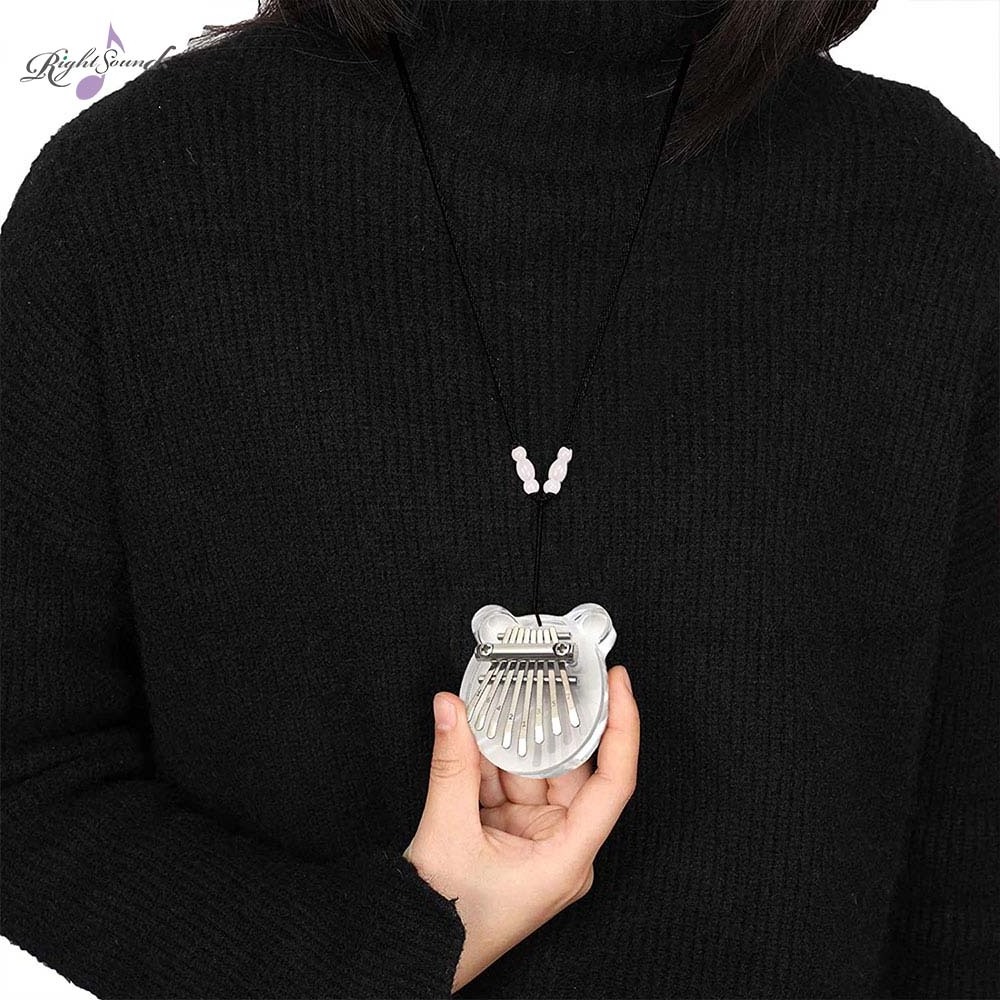 Kalimba 8 Key exquisite Finger Thumb Piano Marimba Musical good accessory Pendant Gift