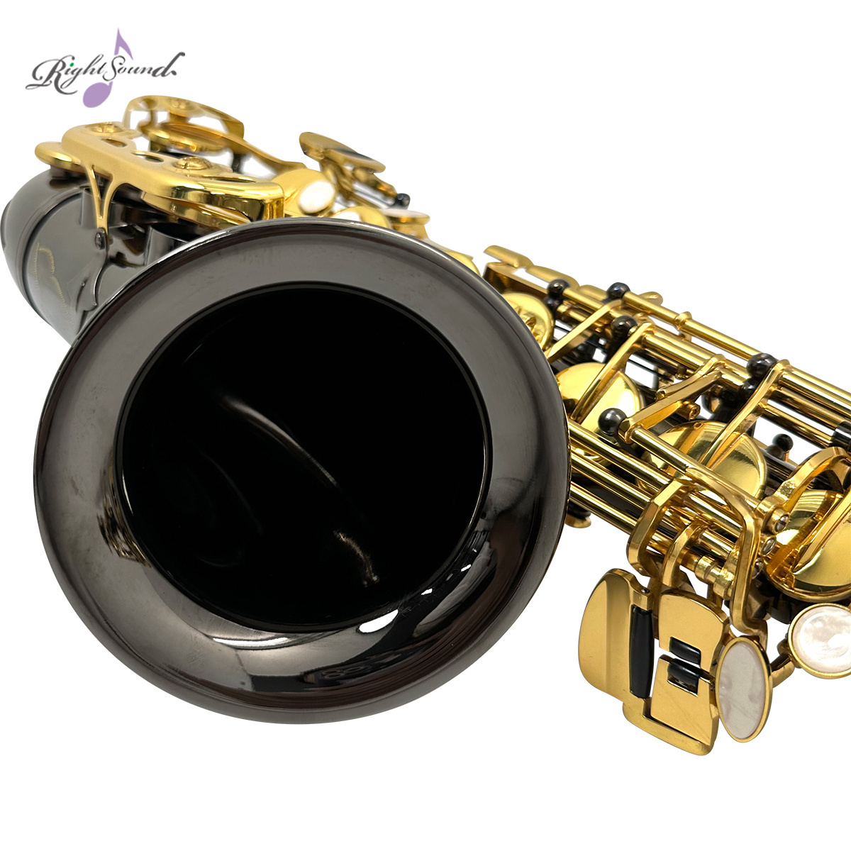 Black Nickel Plated Alto Saxophone Factory Direct Sale with Cheap Price Sax With a Carved Pattern