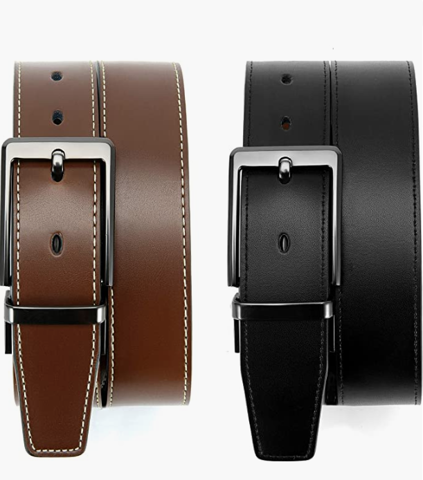 Customization luxury men's Fashion Casual business suit belt Adjustable pin Buckle Genuine Leather belt