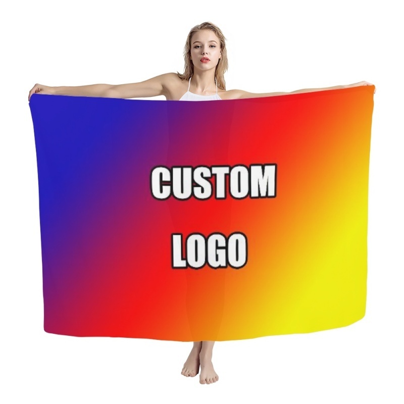 Hot Sale Wholesale Comfortable Samoa Hawaii Polynesia Tropical Sarong Fabric Hawaiian Sarong for Women Cover Up Bikini Sarong