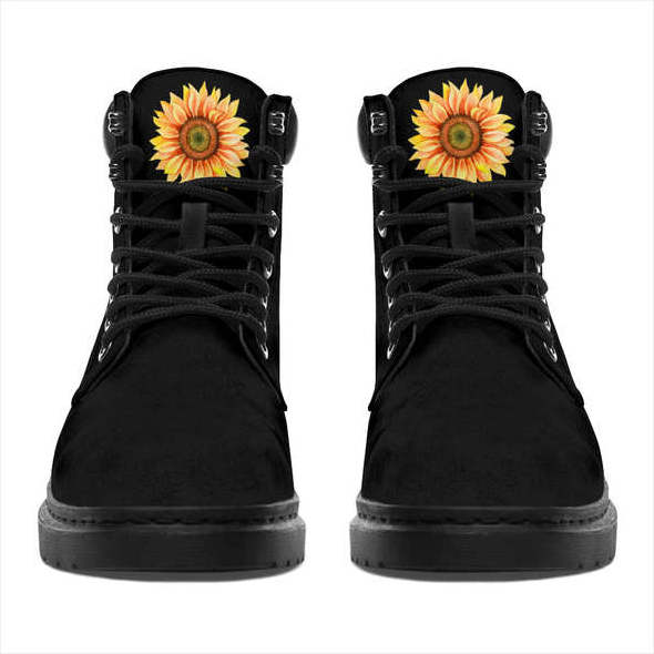 OEM Wholesale Bohemian Sunflower All-Season Boots With Professional Manufacturer New Print on Demand Boots For Unisex Outdoors