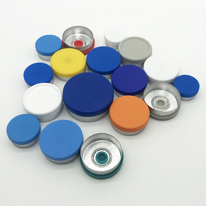 13mm 15mm 20mm 27mm round red green gray yellow white blue teal flip top cap for injection vial