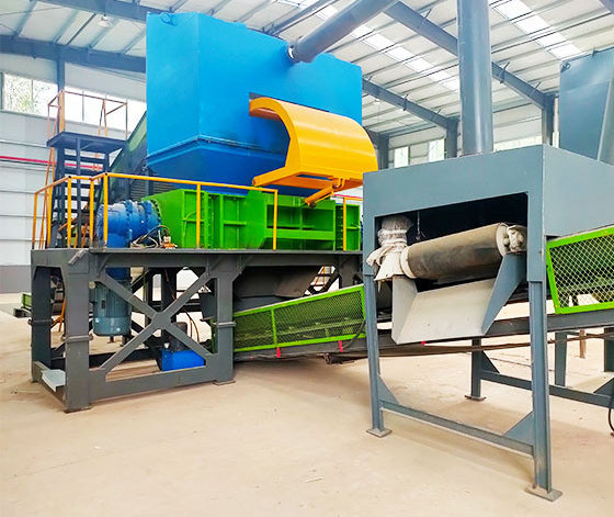 Factory Custom Waste Aluminum Crushing thin iron sheets car shells metal briquettes metal plate scraps Metal Shredder Machine