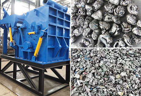 Plastic Bottle Scrap Metal crushing equipment metal iron steel car crusher aluminum Waste Copper Wire recycling Shredder Machine