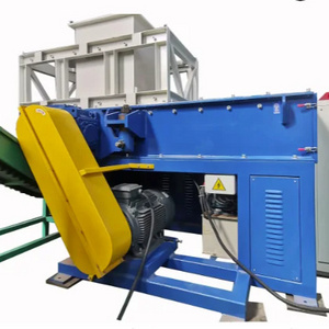 Plastic Lump ABS PE PP Pipe Recycling Shredding Machine Polyurethane Foam Waste Cable Copper Wire Single Shaft Shredder Machine