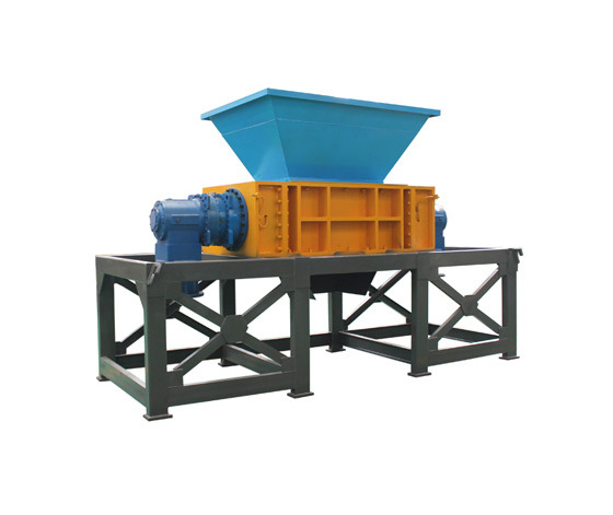 double shaft steel scrap wire cars tire metal shredders crushing plastic crusher machine price waste textile shredding machine