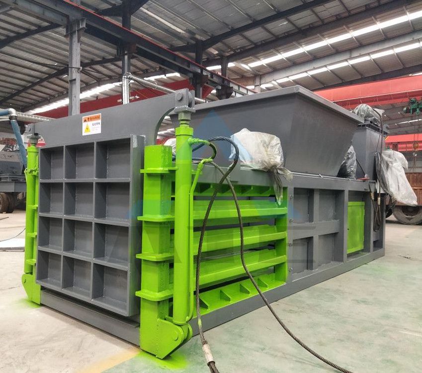 Industrial silage baler bundled film baler paper straw press recycling horizontal manual waste hydraulic compactor baler machine