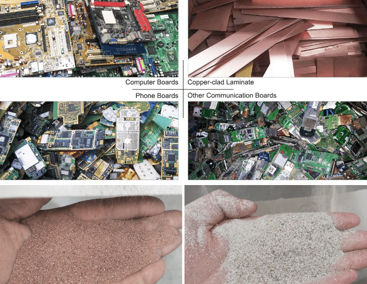 Copper Wire Recycling Scrap Cable Cardboard E Waste Recycling Machine manufacturer/ PCB Waste Circuit Board Recycling Line