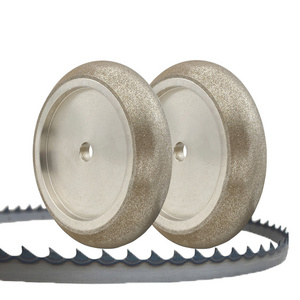 Supply high quality band saw cbn grinding wheels for SilverTip Carbon Band Sawmill Blades bench grinder