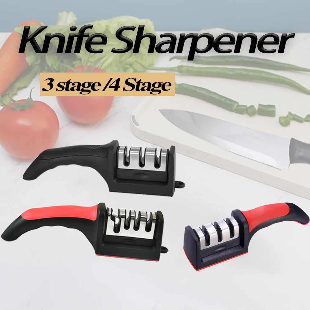 RUIZUAN OEM ODM 3 stage 4 stage knife sharpener tungsten kitchen knives sharpening