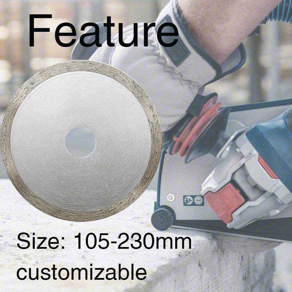 Super thin diamond saw blades Continuous Rim diamond saw blades for  masonry saw