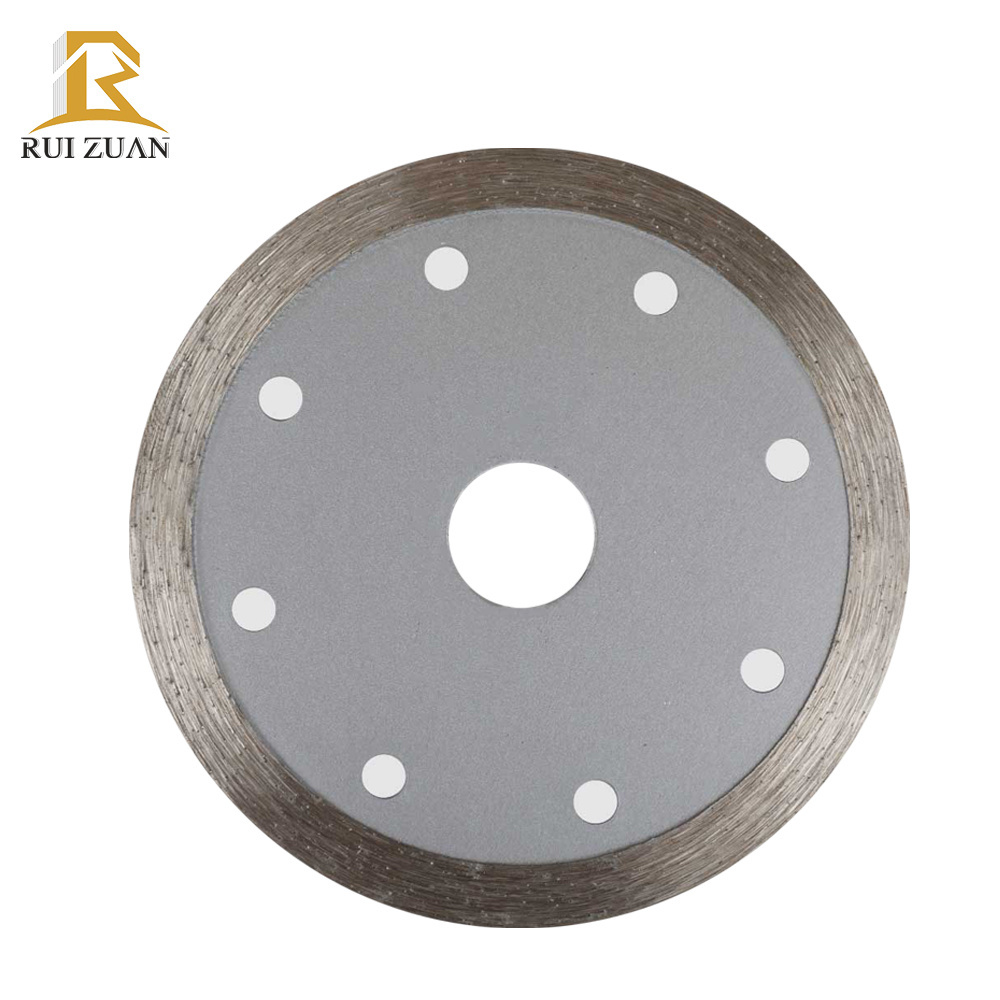 Cold Pressed gem jade cutting diamond saw blade Continuous Rim diamond saw blades