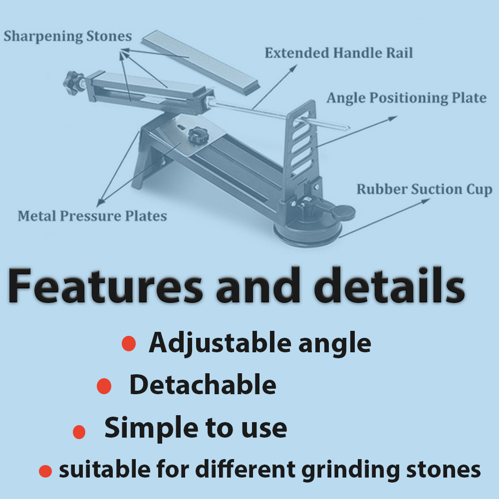 RUIZUAN OEM/ODM Fixed-angle Knife Sharpener Set sharpening grinder tool for home and kitchen