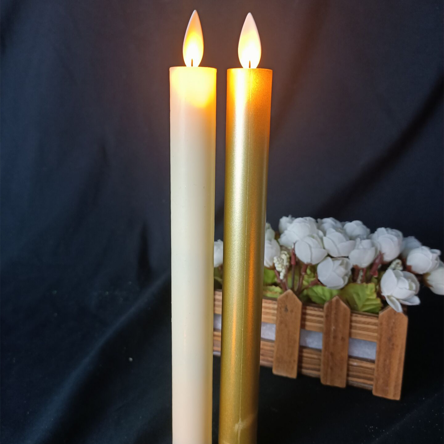 Wholesale new product battery powered tea light candles cheap plastic led candles set