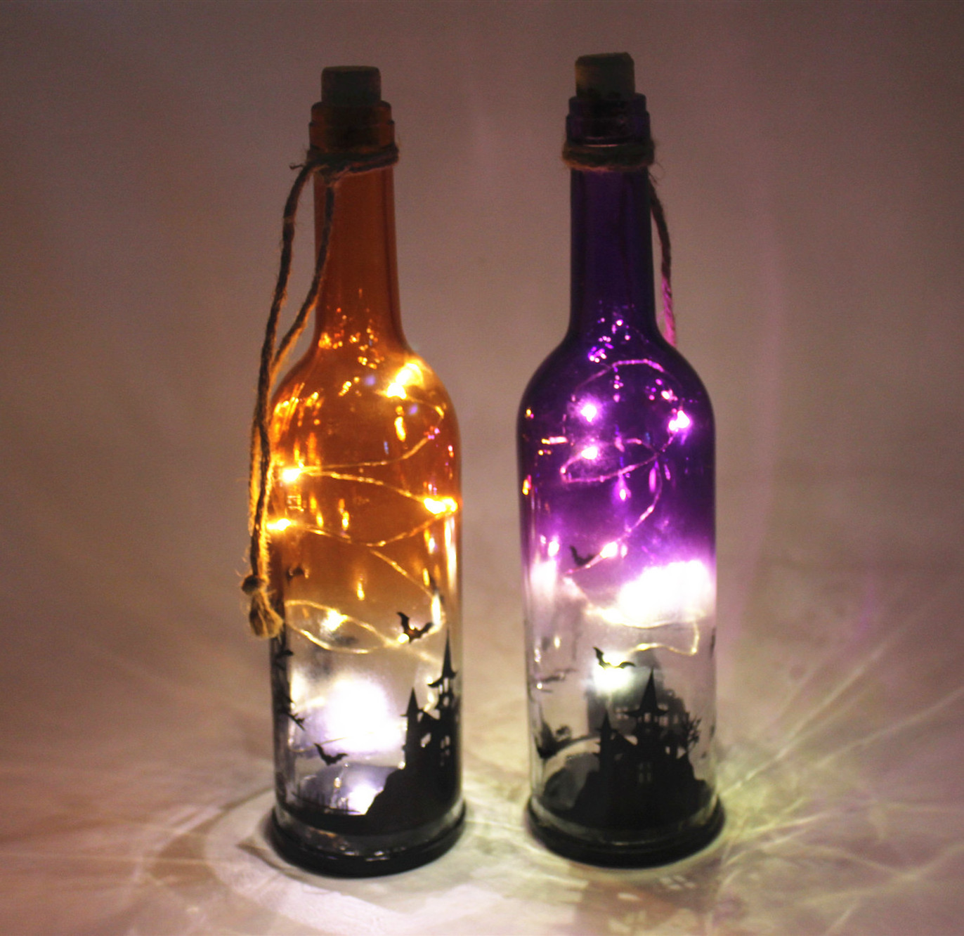 Home Decorative Mason Jar Led Solar Operated Fairy Lights LED String DIY Copper Wire bottle light