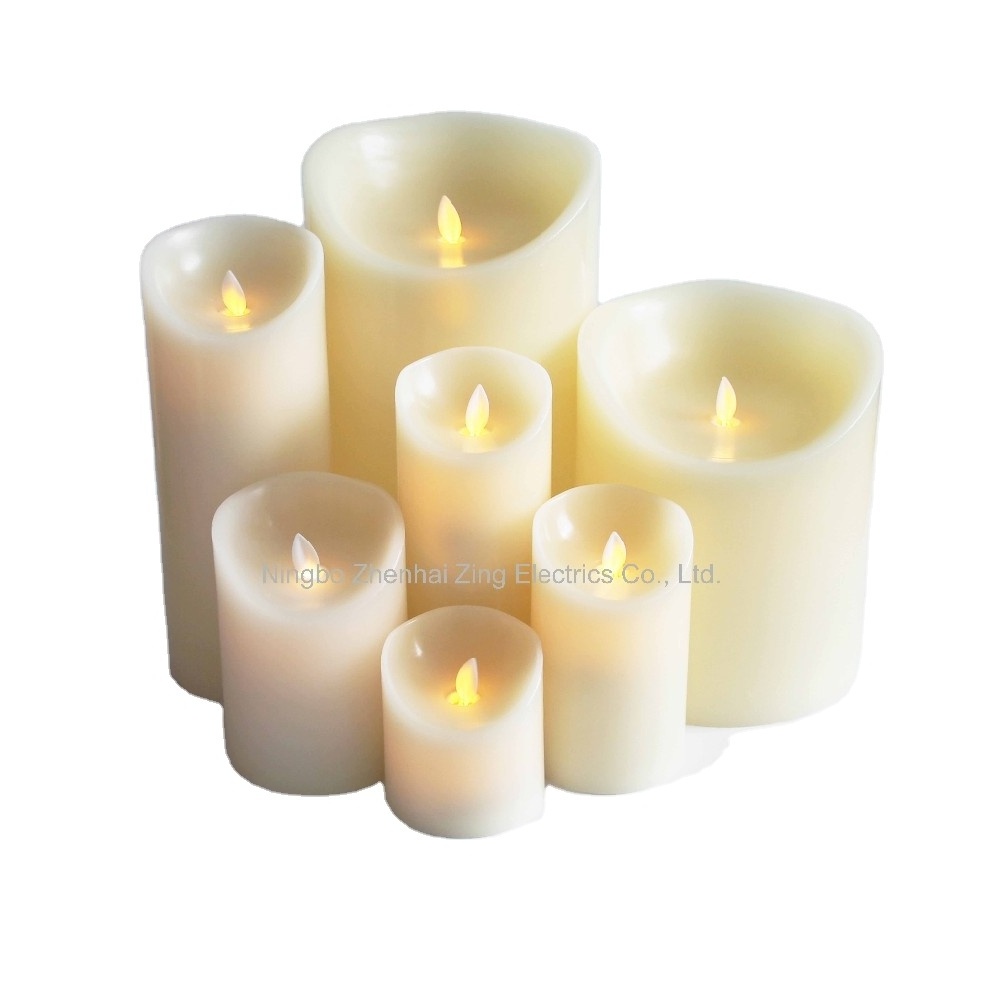 cheap led pillar candles flickering candle with  Flameless candle light led