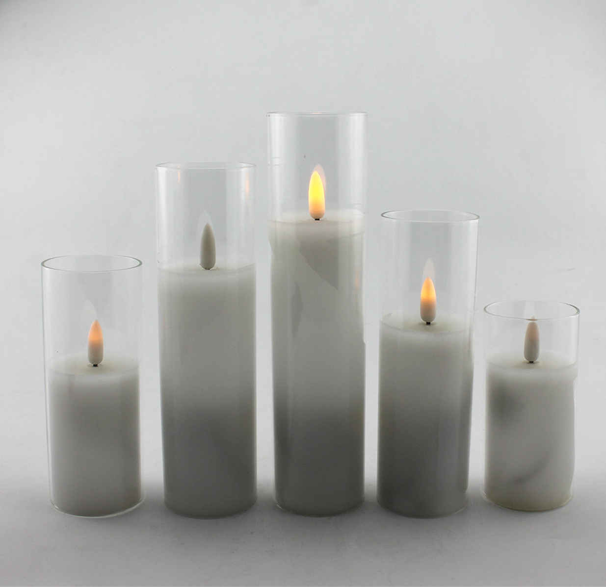 Cheap Battery  paraffin  wax led flameless candles with  timer