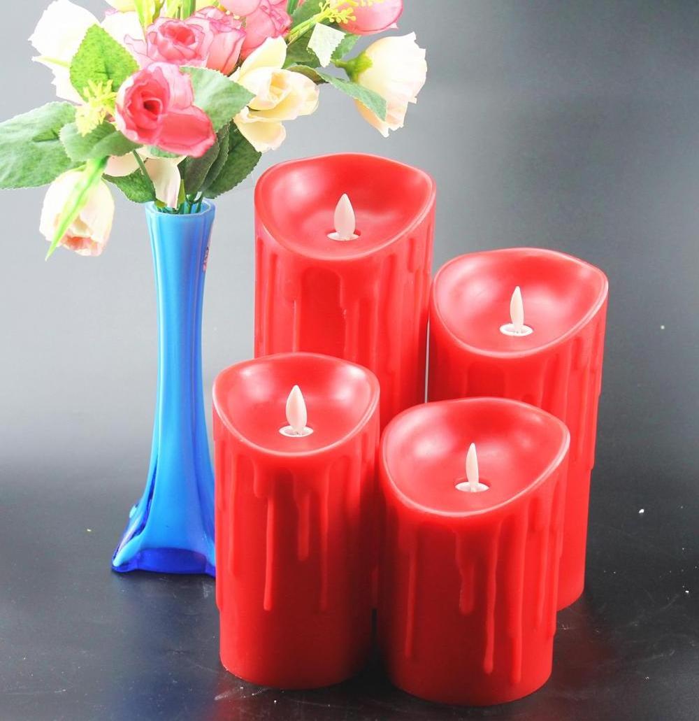 Real wax flameless candles with timer Scented dancing candle- led Rocking electronic candle light