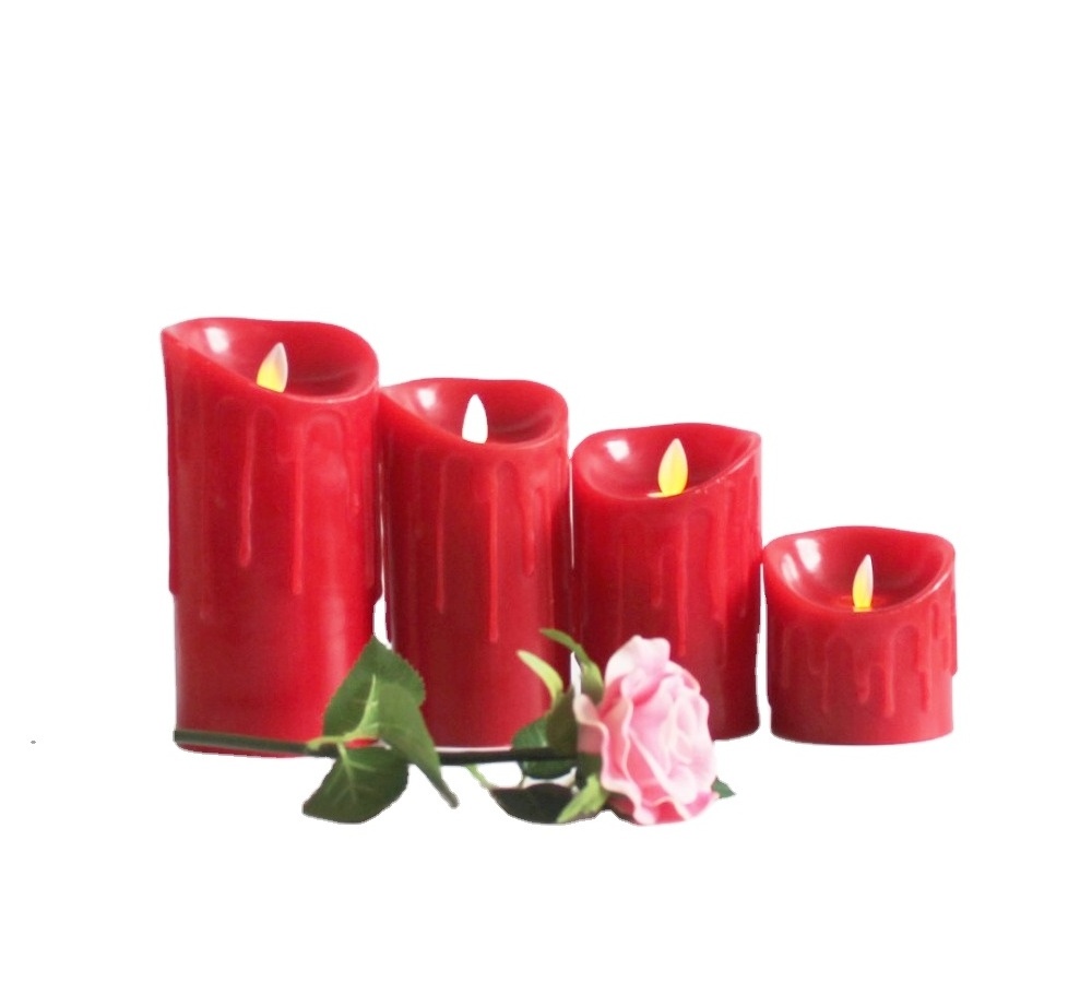 Real wax flameless candles with timer Scented dancing candle- led Rocking electronic candle light