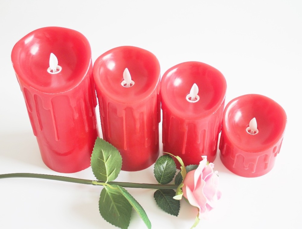 Real wax flameless candles with timer Scented dancing candle- led Rocking electronic candle light