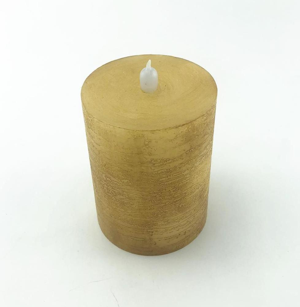 newly designed electronic candle with gold finish, battery operated tea candles and led velas candle