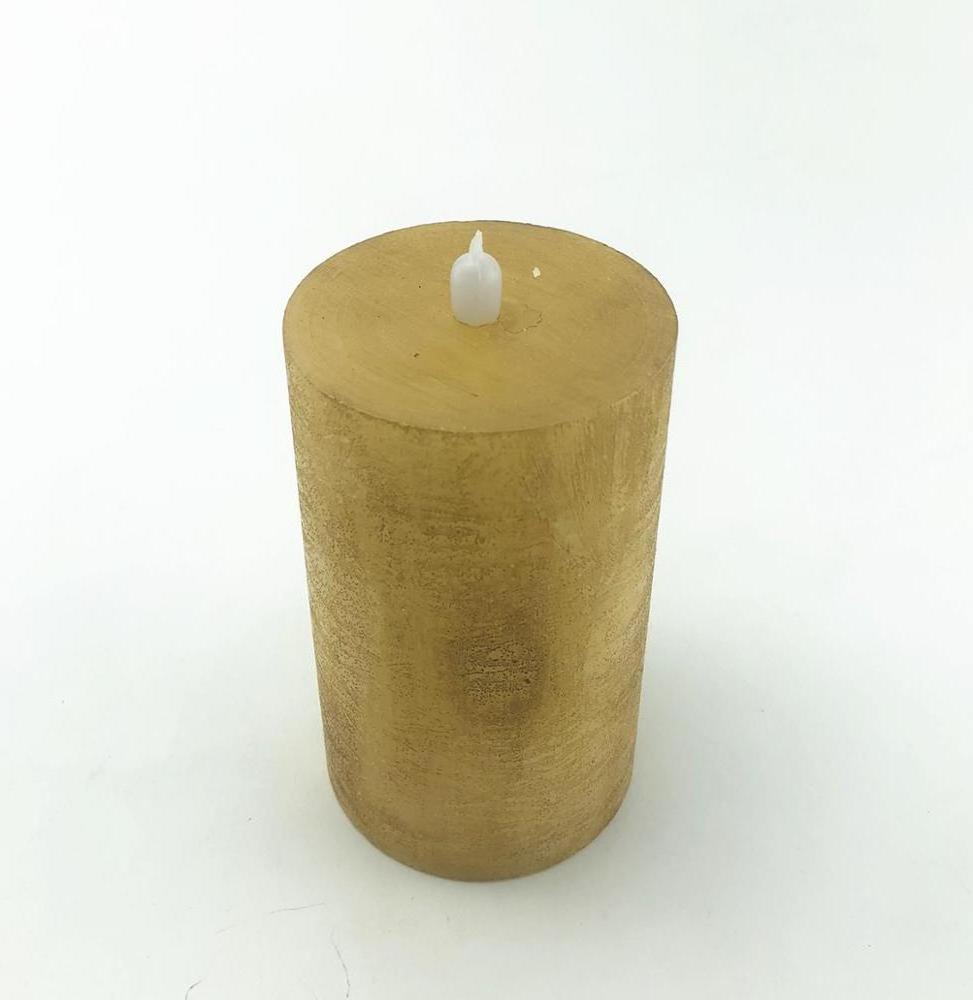 newly designed electronic candle with gold finish, battery operated tea candles and led velas candle