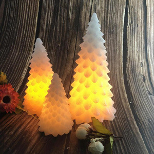 Christmas Design Tree Shape LED Candle For Home Decoration art candle light