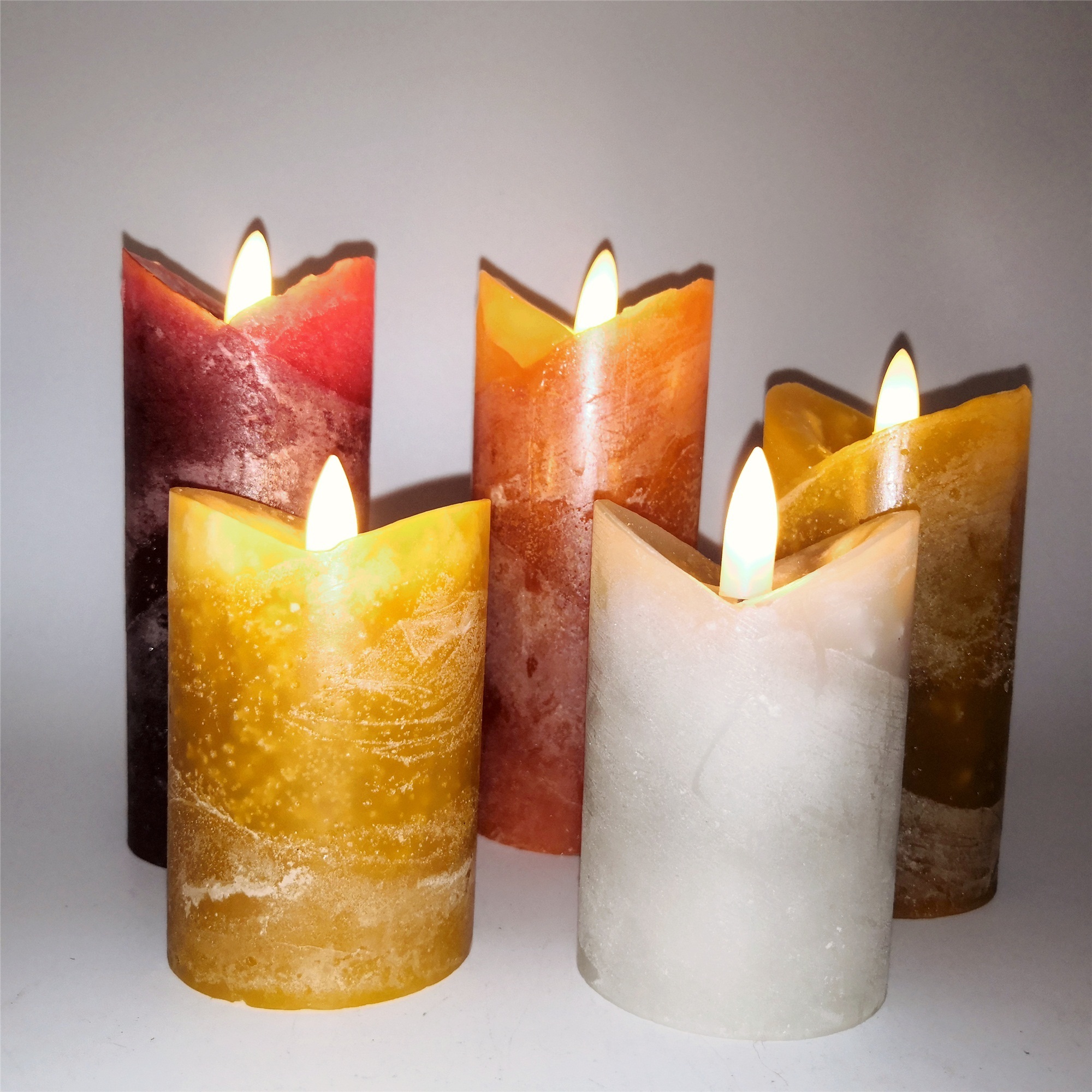 Electric Candle Christmas Tree Lights Flameless Flickering Tea Light Candles