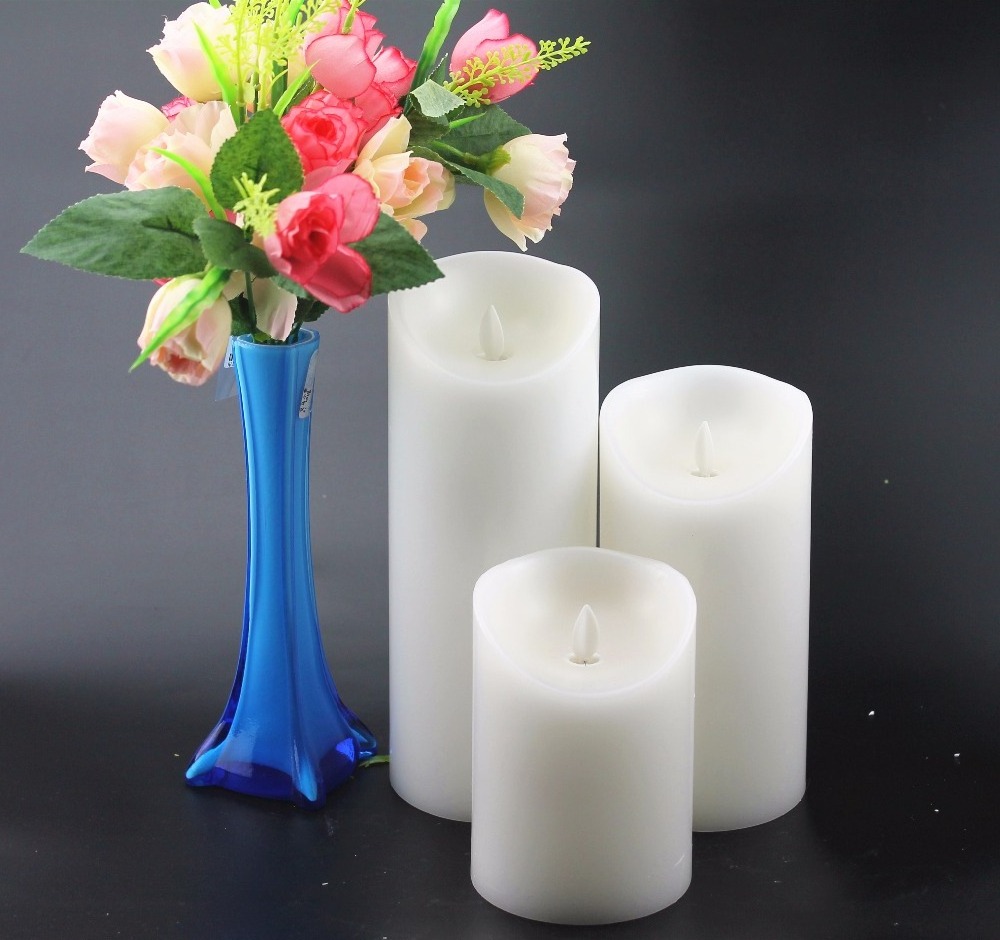 luxury scented candle Flameless candle light led Rocking simulation of flame - outdoor led candles