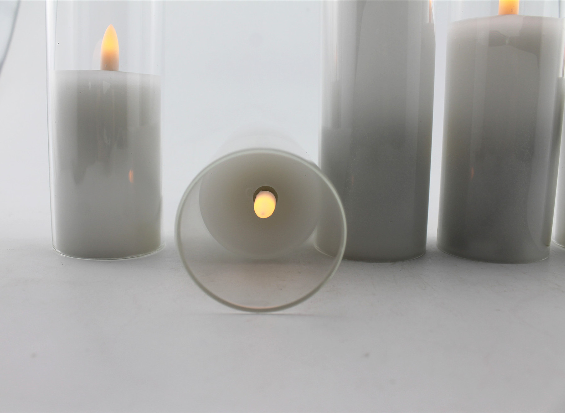 Cheap Battery  paraffin  wax led flameless candles with  timer