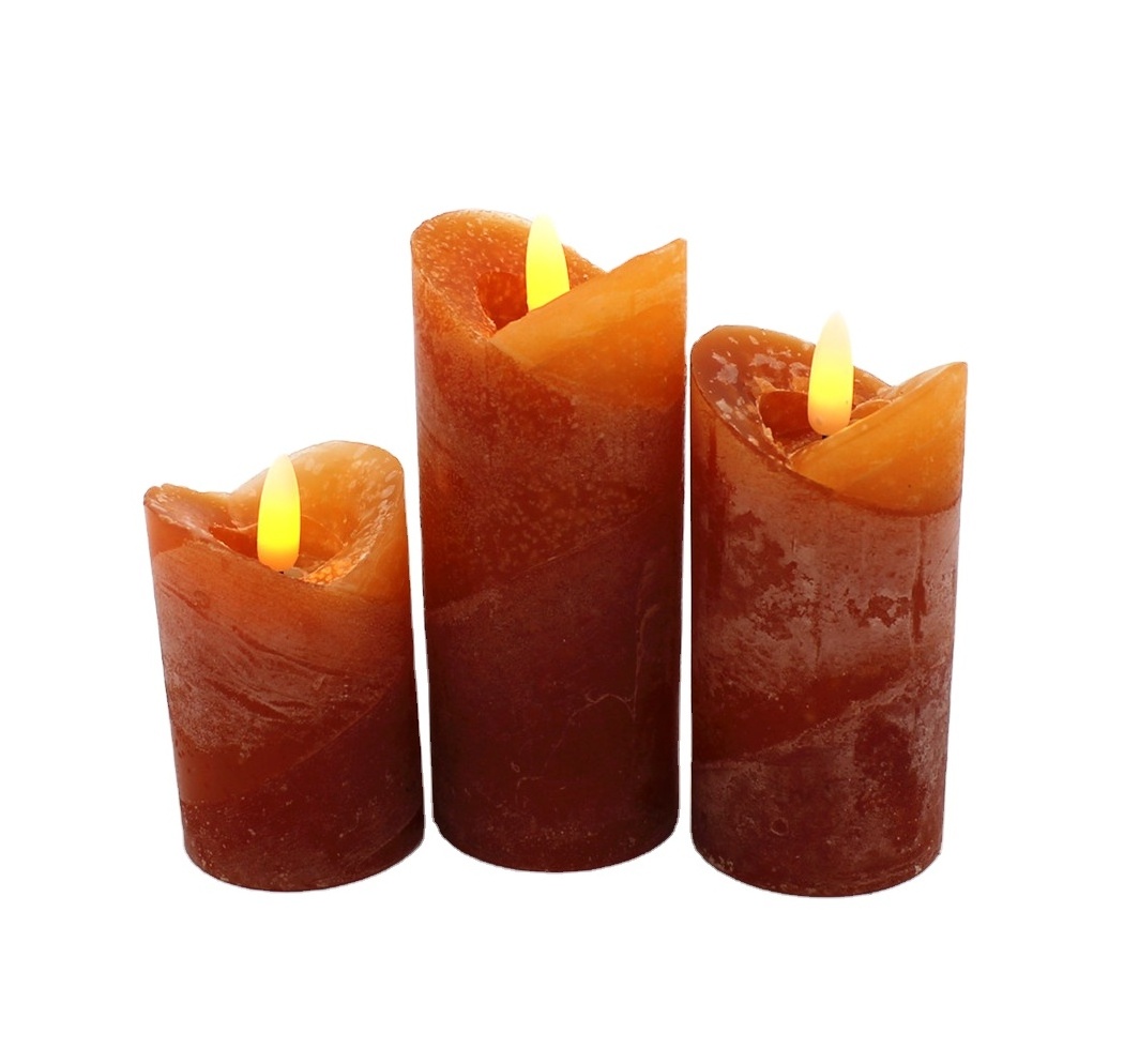 electric votive LED candle  battery candle flicker real wax candle christmas decorative