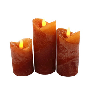 electric votive LED candle  battery candle flicker real wax candle christmas decorative