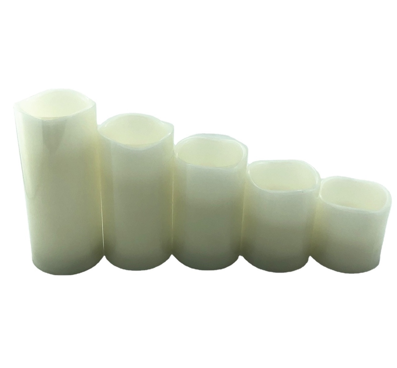 led flameless flickering candles 10 key  ivory candle flame candle with flicker  6 sets