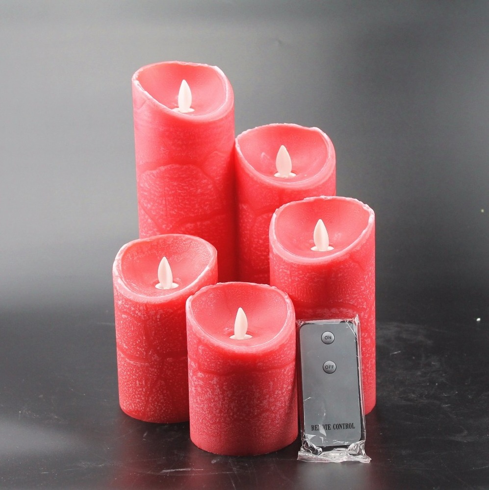 cheap led pillar candles flickering candle with  Flameless candle light led