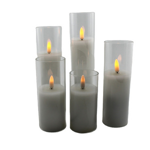 Cheap Battery  paraffin  wax led flameless candles with  timer