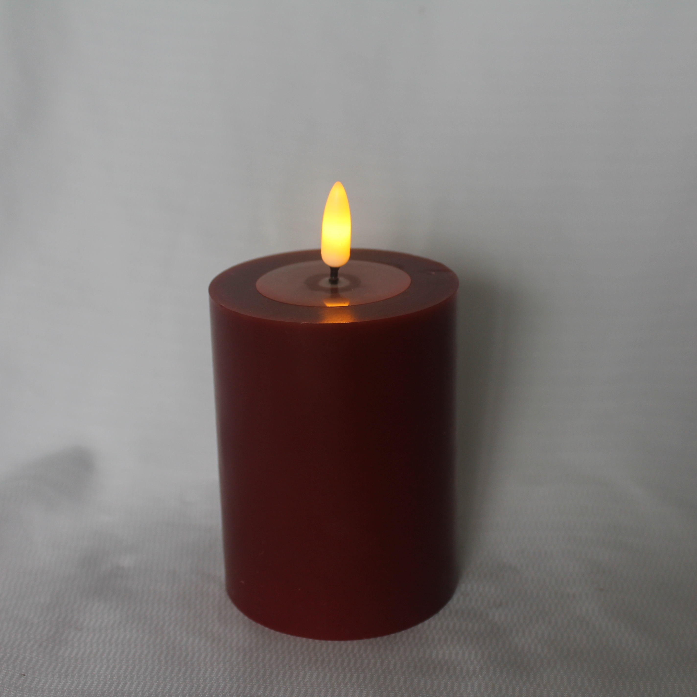 flameless candles battery operated led pillar Christmas  led birthday 3D frameless candles