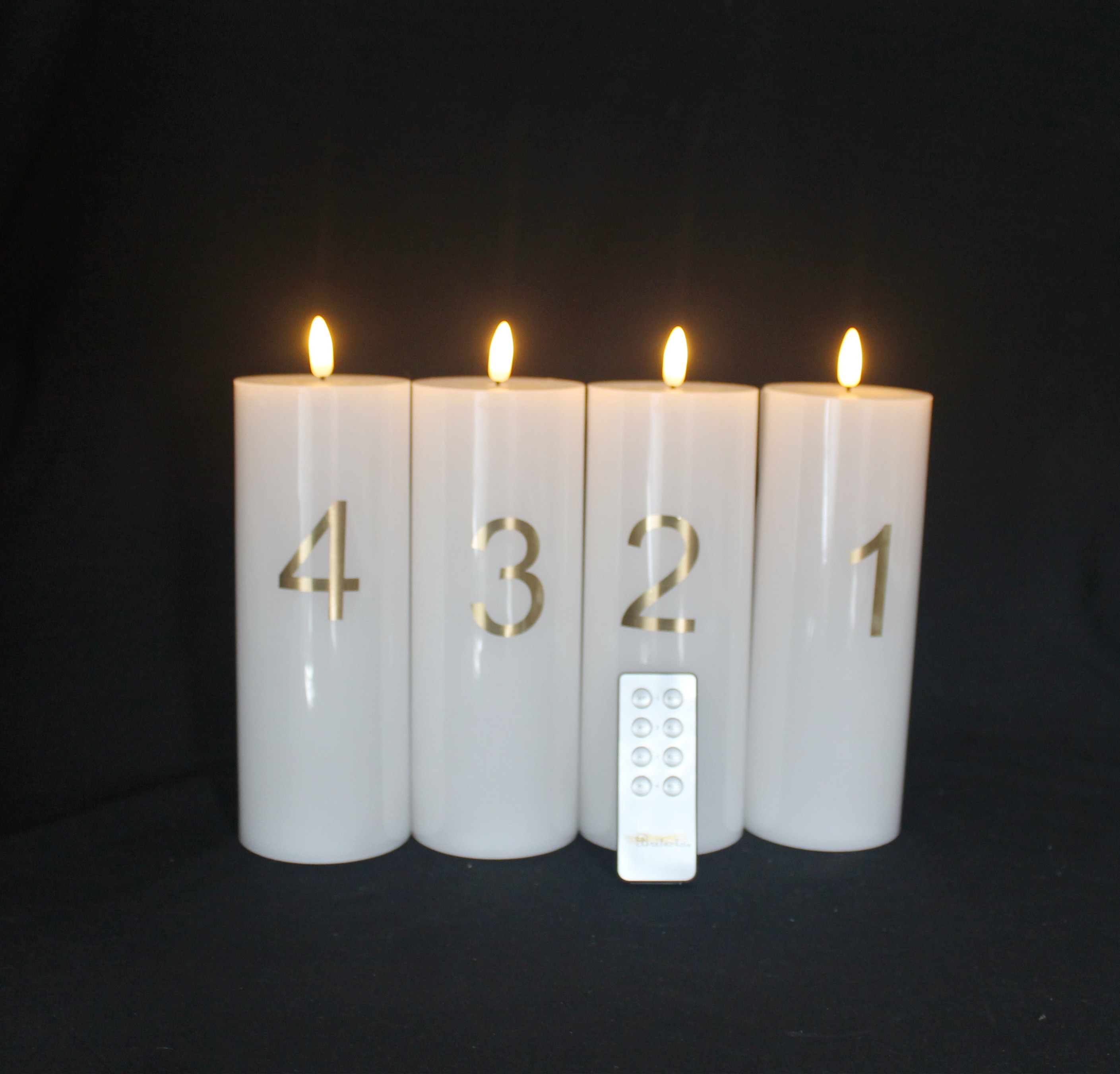 Candle Led Flameless Pillar Candle Lighter Flicker With Dancing Flame For Decoration