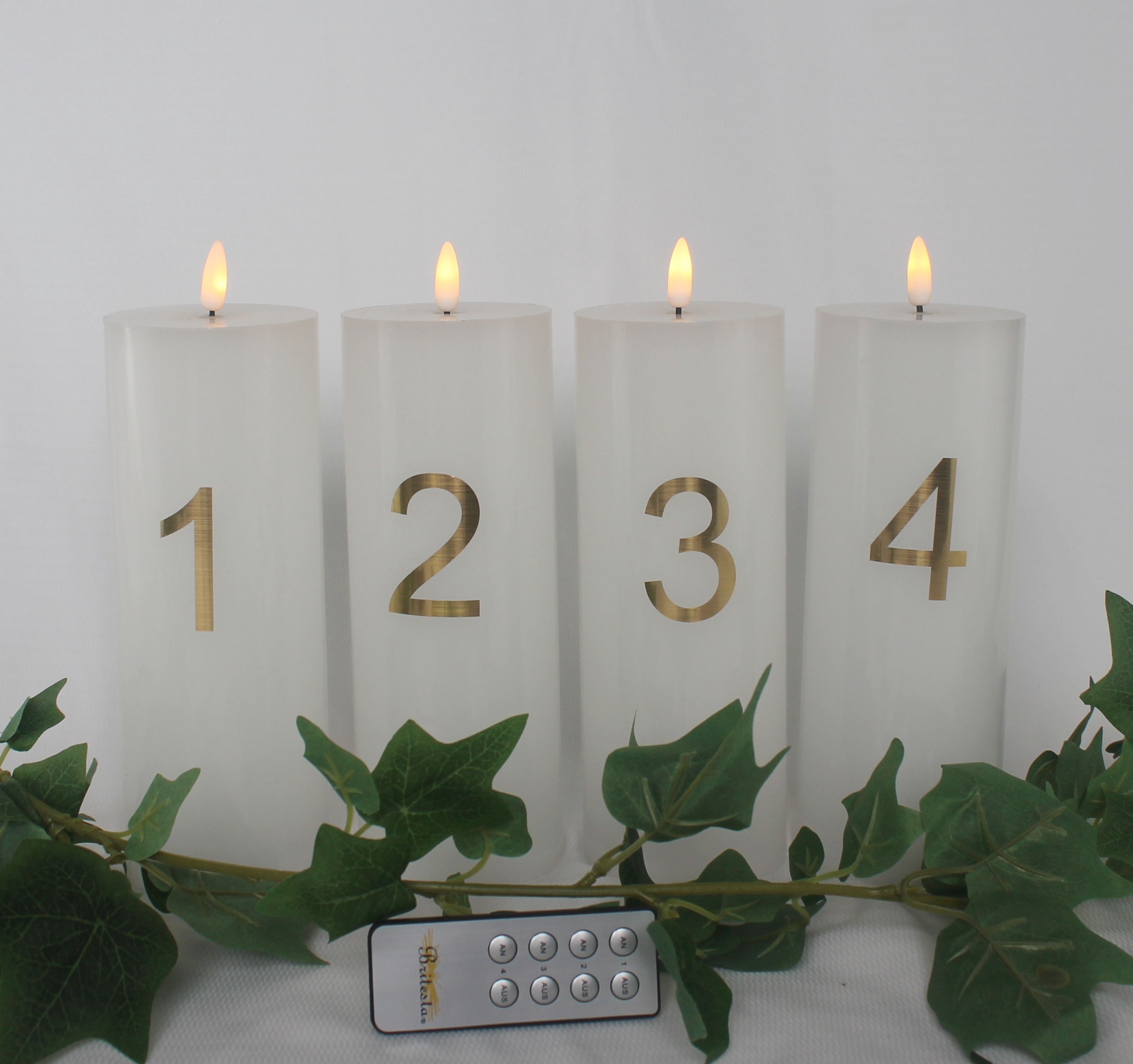 Candle Led Flameless Pillar Candle Lighter Flicker With Dancing Flame For Decoration