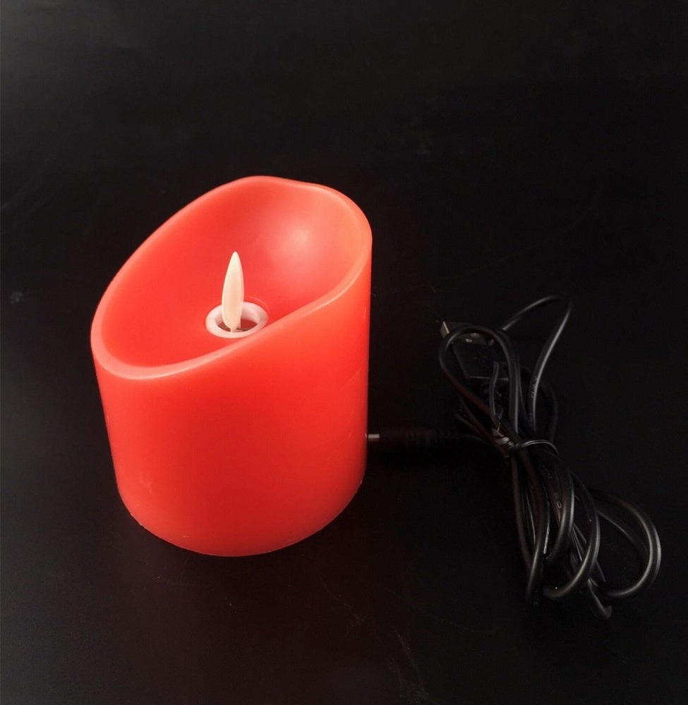 usb rechargeable led candle Rechargeable Led dancing candle with USB Line