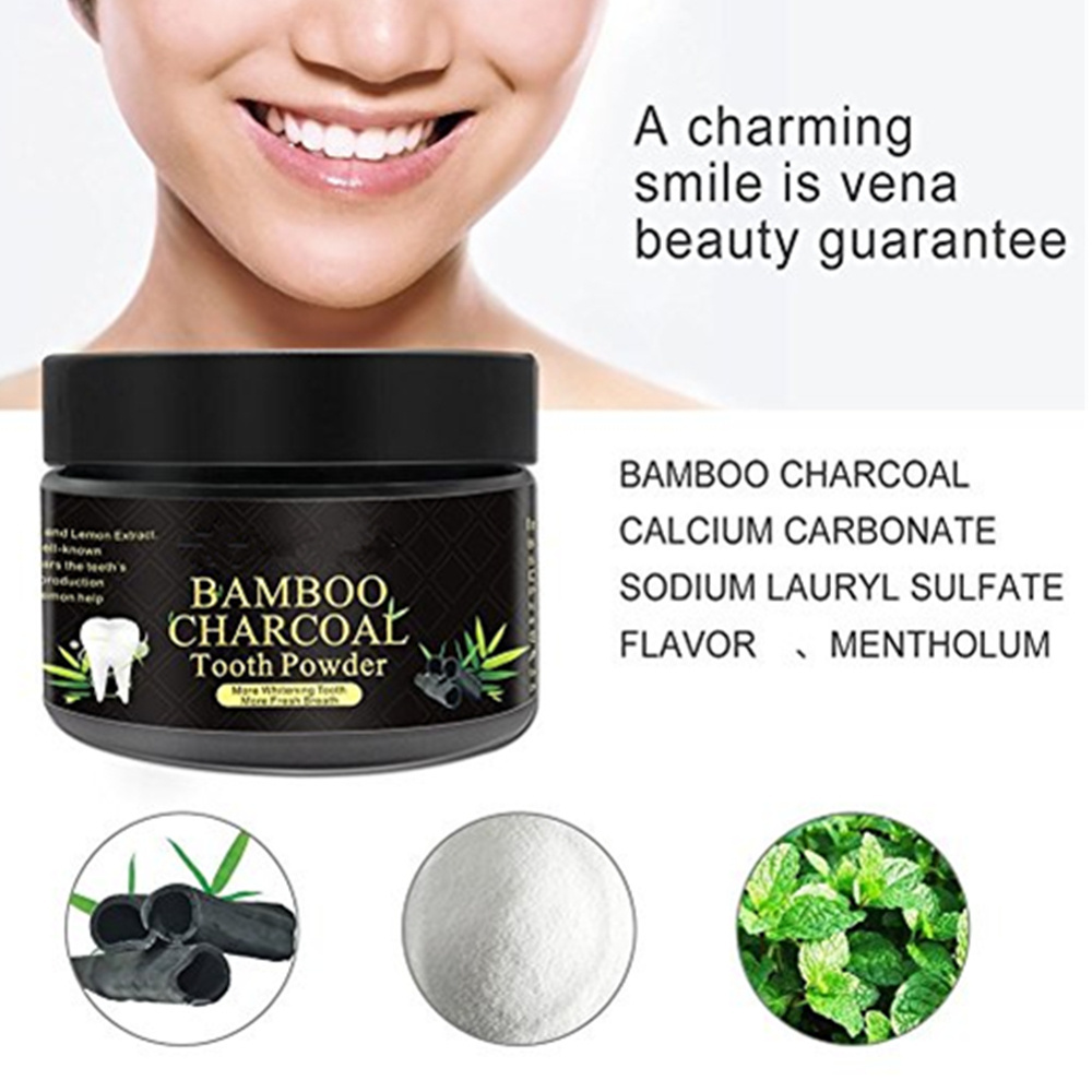 Private Label Nature Activated Charcoal Teeth Whitener powder Remove Plaque Stains