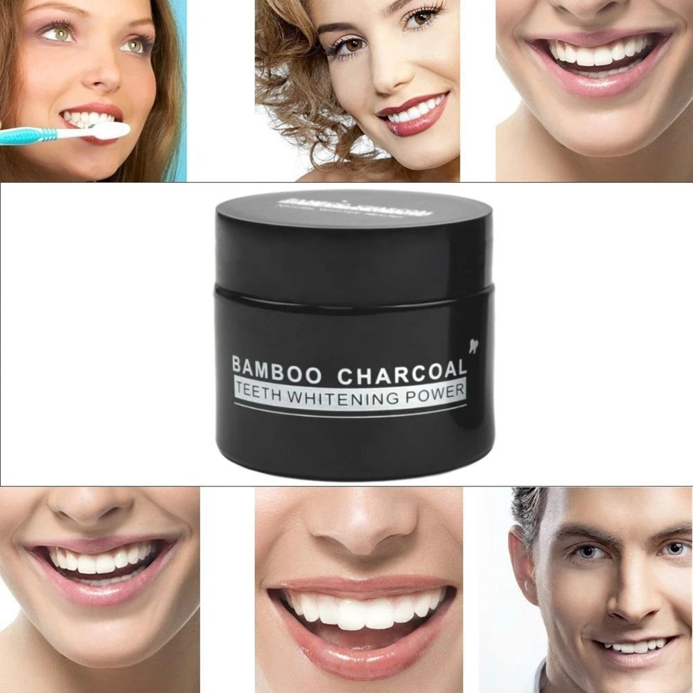 CEFDA approval food grade natural organic tooth whitening powder activated bamboo charcoal tooth powder