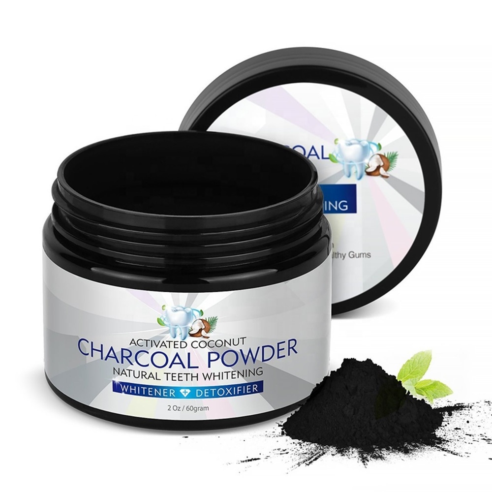 Hot Sell Safety Activated Teeth Whitening Powder Coconut Charcoal Carbon Teeth Whitening Powder