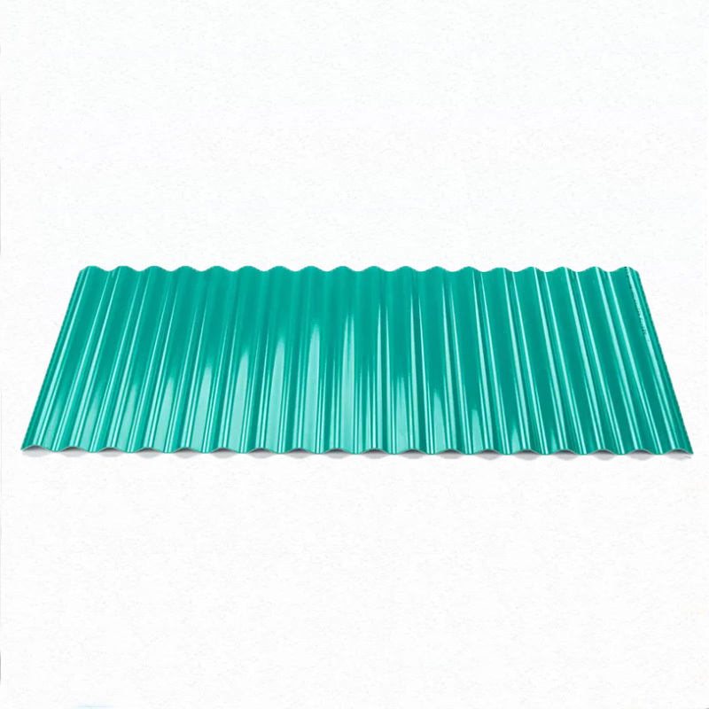 APVC Trapezoidal Spanish PVC Plastic Roof Tiles Customized Length Flame Retardant PVC Roof Tiles Colorful UPVC Cladding