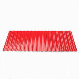 APVC Trapezoidal Spanish PVC Plastic Roof Tiles Customized Length Flame Retardant PVC Roof Tiles Colorful UPVC Cladding