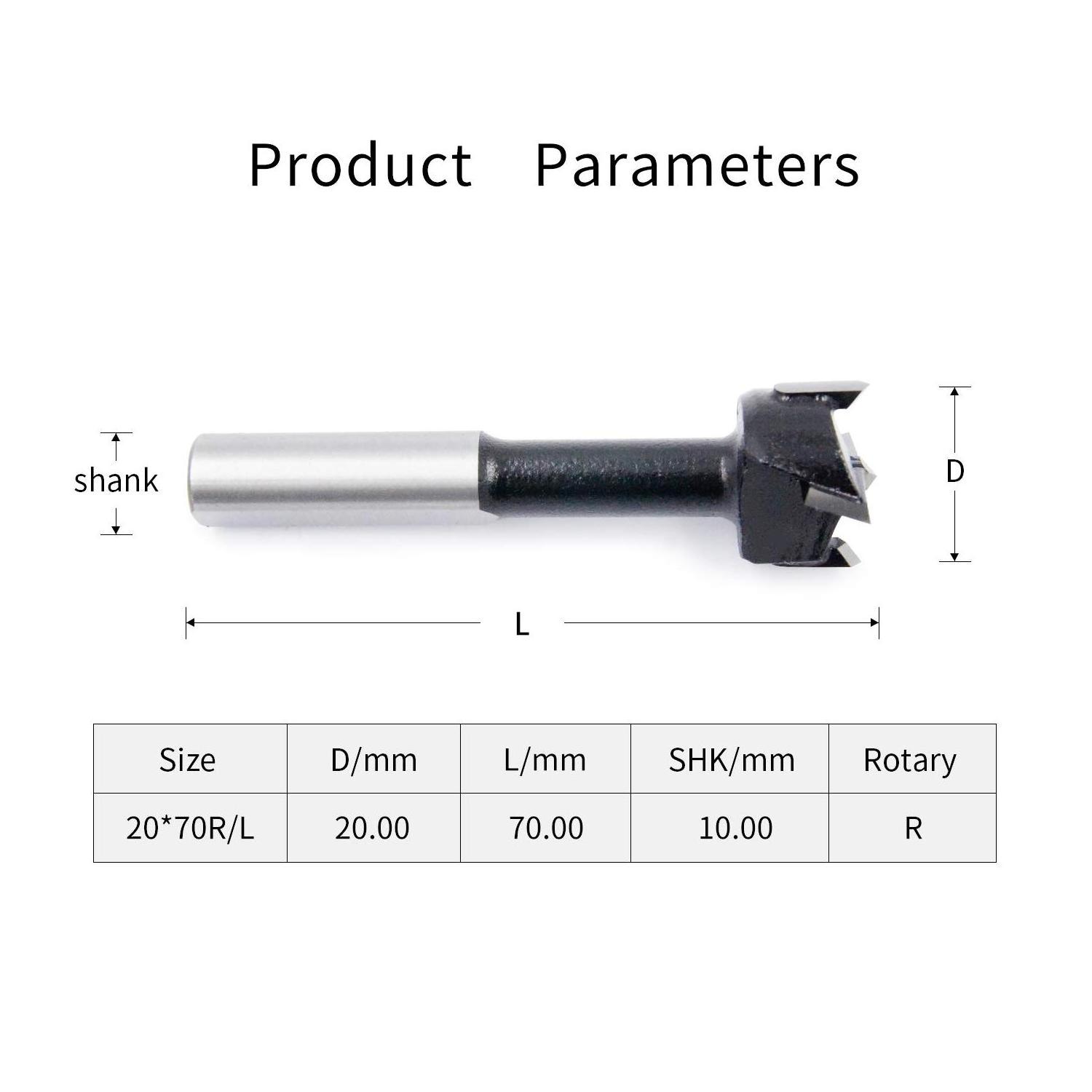 forstner drill bit Blind hole drill TIDEWAY  ZLC23014 Blades Industrial Carbide Tipped Hinge Boring Bit for Rows Drill Machine