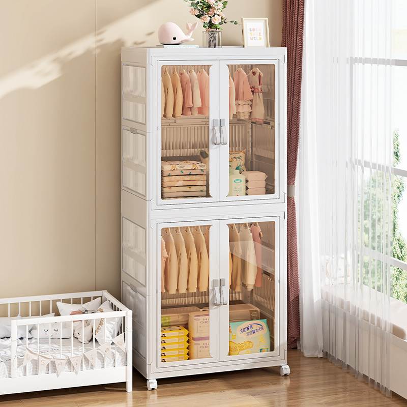 plastic folding storage wardrobe child wardrobe closet portable folding plastic wardrobe